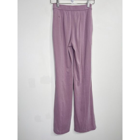 Lululemon Softstreme High-Rise Wide-Leg Pique Pant *Regular Lavender Lux - Picture 7 of 13